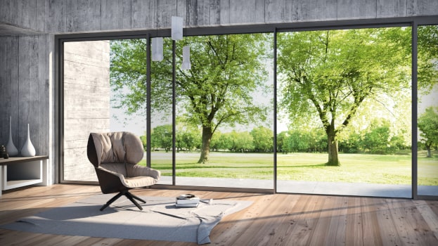 Terrassentüren und -fenster innen